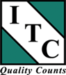 This is a logo of ITC